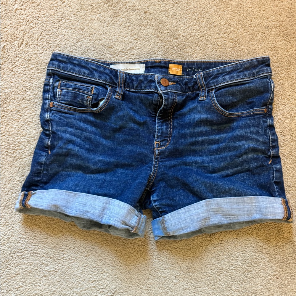 Pilcro Anthro Denim Jean Shorts Size 30